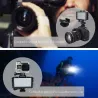 Lampe LED ultra lumineuse - 50M étanche sous l'eau - pour caméras GoPro / Canon / SLR