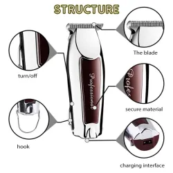 Kemei KM-9163 - hair trimmer - cordless - with combsHair trimmers