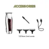 Kemei KM-9163 - hair trimmer - cordless - with combsHair trimmers