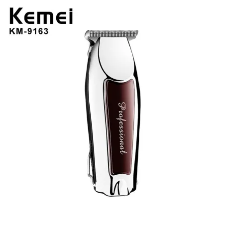 Kemei KM-9163 - aparador de cabelo - sem fio - com pentes