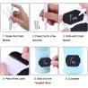 Etiquette ardoise effaçable - stickers pot noir - avec stylo