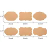 Kraft paper labels - jar / candle / bottle stickers - 300 piecesKitchen