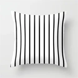 Pyntepudebetræk - farverige striber - 45 * 45 cm
