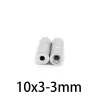 N35 - aimant néodyme - fraisé - 10mm * 3 mm - avec trou 3mm