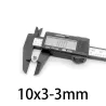N35 - Neodym-Magnet - versenkt - 10 mm * 3 mm - mit 3 mm Loch