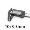 N35 - aimant néodyme - fraisé - 10mm * 3 mm - avec trou 3mm
