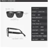 Lunettes de soleil carrées classiques - polarisées - unisexe