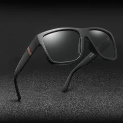 Lunettes de soleil carrées classiques - polarisées - unisexe