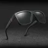 Lunettes de soleil carrées classiques - polarisées - unisexe