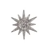 broche de estrela de cristal