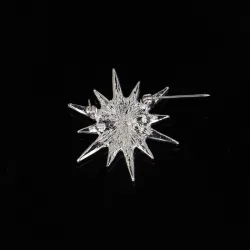 broche de estrela de cristal