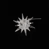 Krystal stjerne broche