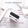Power bank - charge rapide - boitier batterie 6*18650 - 20000mAh USB type C - 5V