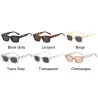 Lunettes de soleil carrées vintage - mixte