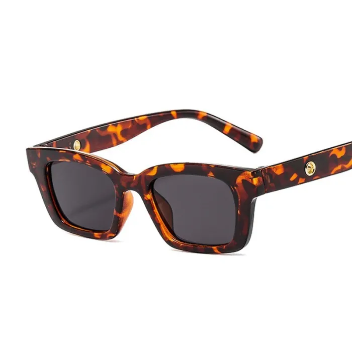 Lunettes de soleil carrées vintage - mixte