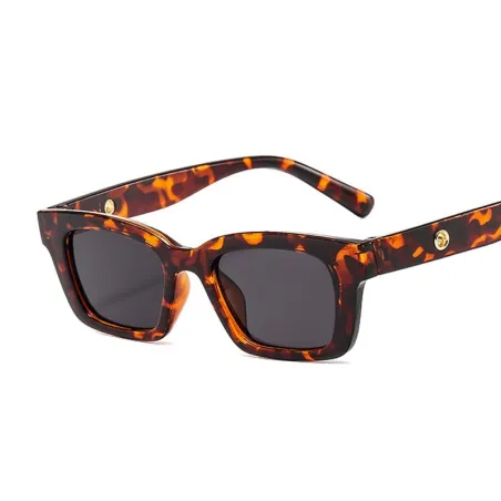 Lunettes de soleil carrées vintage - mixte