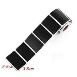 Autocollants multifonctions pour tableau noir - étiquettes pour pots noirs - réutilisables - imperméables - 120 pièces