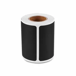 Autocollants multifonctions pour tableau noir - étiquettes pour pots noirs - réutilisables - imperméables - 120 pièces