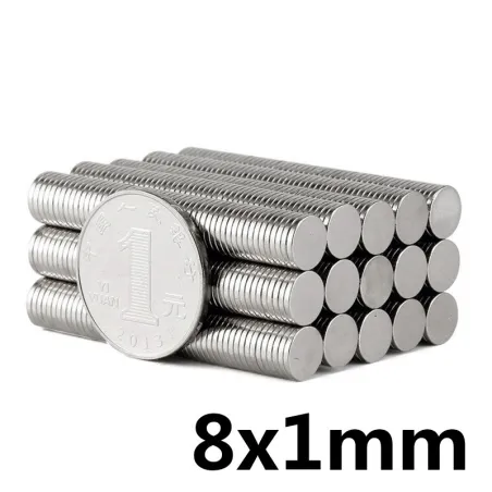 N35 - aimant néodyme - disque rond puissant - 8mm * 1mm