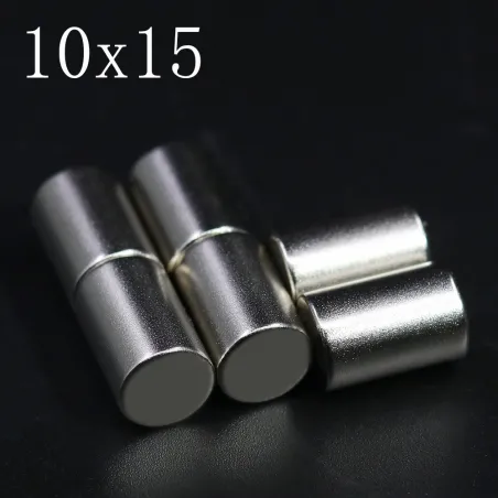 N35 - magnes neodymowy - mocny okrągły sztyft - 10mm * 15mmN35