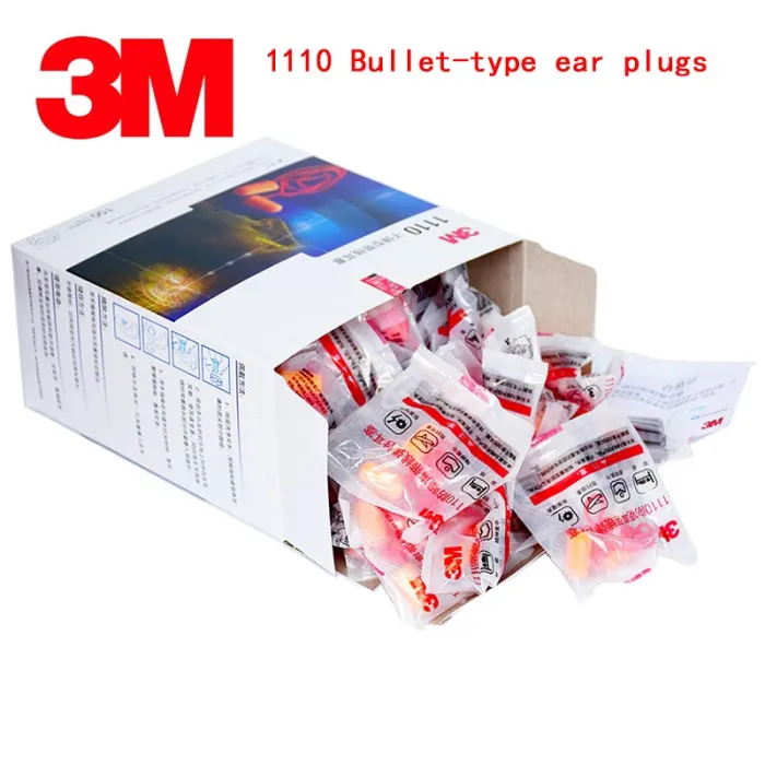 3M 1110 - anti-støj - lydtætte ørepropper - med line