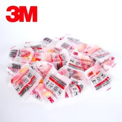 3M 1110 - anti-bruit - bouchons d'oreille insonorisés - avec ligne
