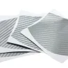 Autocollant en vinyle en fibre de carbone - protection de poignée de porte de voiture - 10 * 9cm - 4 pièces