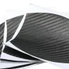 Autocollant en vinyle en fibre de carbone - protection de poignée de porte de voiture - 10 * 9cm - 4 pièces