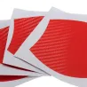 Autocollant en vinyle en fibre de carbone - protection de poignée de porte de voiture - 10 * 9cm - 4 pièces