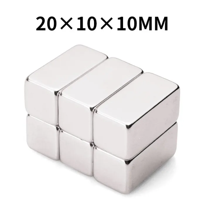 N35 - ímã de neodímio - bloco retangular forte - 20mm * 10mm * 10mm