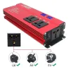 6000W - DC 12V/24V do AC 220V - wyświetlacz LED - przetwornica samochodowa - konwerter - ładowarka - transformatorKonwertery