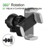 Support universel pour téléphone de voiture - réglable à 360 degrés - monté sur grille d'aération