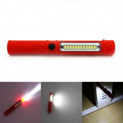 LED ficklampa - med magnetklämma