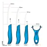 Ceramic knives with covers / peeler - 4 pieces setCeramic