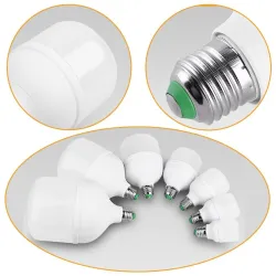 copy of LED-Lampe - energiesparend - E27 - 220 V - 5 W - 50 W