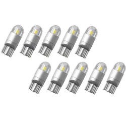 T10 - 3030 - 2SMD - 12V - LED - żarówka samochodowa - biała - 10 piecesT10