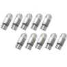 T10 - 3030 - 2SMD - 12V - LED - billyspære - hvit - 10 stk.