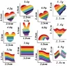 LGBT / rainbow design pin - broche