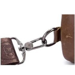 Multifunktionsryggsäck - crossbody-väska i läder