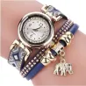 PulseraPulsera multicapa - con reloj / pedrería / elefante