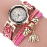 PulseraPulsera multicapa - con reloj / pedrería / elefante