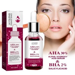 Sérum facial - essência ácida de frutas - AHA - BHA - tratamento de acne - clareamento - 30ml