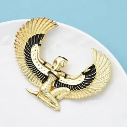 Stor Egypt fe - flygende ørn - gylden brosje