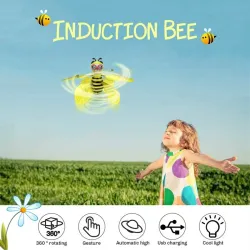 Mini abelha de indução - brinquedo voador