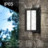 Lampe d'extérieur LED moderne - murale - avec détecteur de mouvement - étanche IP65 - 24W