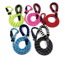 Nylon hondenriem - verstelbare halsband - reflecterend - gewatteerd handvatHalsbanden en Lijnen