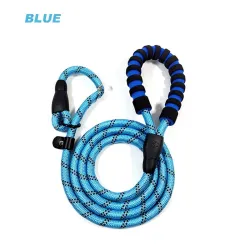 Hundeleine aus Nylon - verstellbares Halsband - reflektierend - gepolsterter Griff