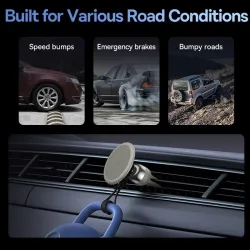 Baseus - magnetische telefoonhouder - draaibaar - voor ventilatierooster / dashboardHouders