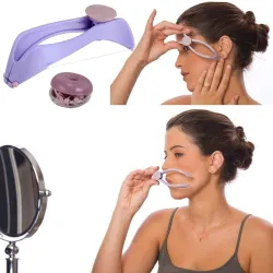 Épilateur pour le visage - pince à épiler avec fil