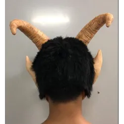 Lucifer sarvilla - Halloween lateksikasvonaamio